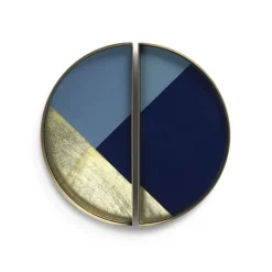 Set de 2 mini plateaux géométriques Half Moon