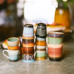 Set de 4 Mugs 70's Retro