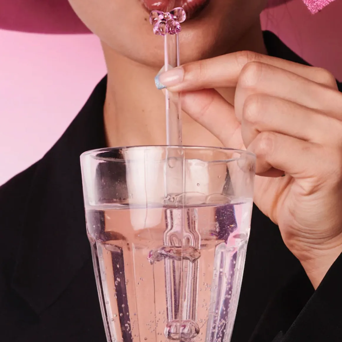 Set de 4 Pailles Bow