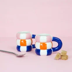 Set de 2 tasses Bouée - Bleu