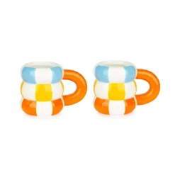 Set de 2 tasses Bouée - Orange