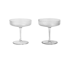 Set de 2 verres à Champagne Ripple