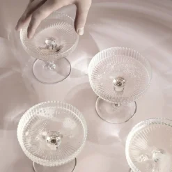 Set de 2 verres à Champagne Ripple