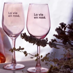 Set de 2 verres - La vie en Rosé