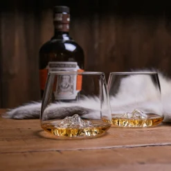 Set de 2 verres topographic Everest u0026 Mont Blanc