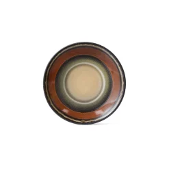 Soucoupe Dark Roast 70's en Céramique - 11.5 cm x 1.8 cm