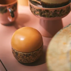 Sucrier Bay 70'S en Céramique - 8 cm