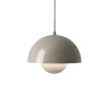 Suspension Flowerpot VP1 by Verner Panton - Gris beige