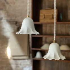 Suspension Lili en porcelaine émaillée - Ø 13 cm