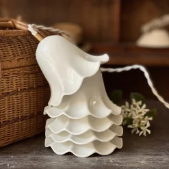 Suspension Lili en porcelaine émaillée - Ø 13 cm