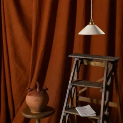 Suspension Lisette en Terre Cuite Blanche