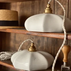 Suspension Maria en porcelaine émaillée - Ø 24 cm