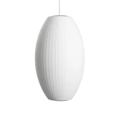 Suspension Nelson Cigar Bubble - M 53 x ? 33 cm - Off White