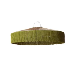 Suspension Parasol Franges - Ø 70 cm - Vert