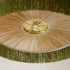 Suspension Parasol Franges - Ø 70 cm - Vert