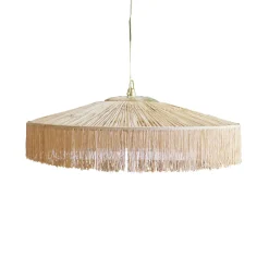 Suspension Parasol Franges - Ø 70 cm - Naturel