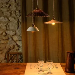 Suspension Yvonne En Dentelle Terre Mêlée