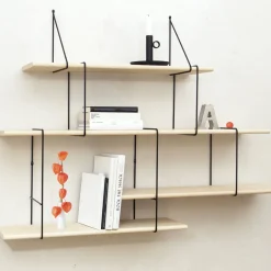 Système d'Étagères Link Set 2 Frêne / Noir