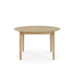 Table à rallonge Bok en chêne - L 129/179 cm