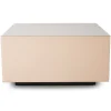 Table basse Bloc Miroir - 60 x 60 x 32 cm - Nude