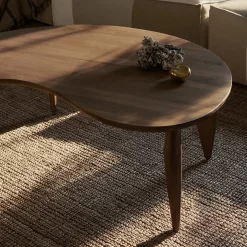 Table basse Feve - Noyer