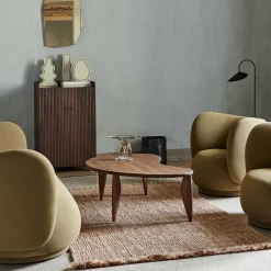 Table basse Feve - Noyer