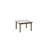Table basse Kofi Noyer Massif u0026 Verre Clair - l 60 x L 60 x h 36 cm