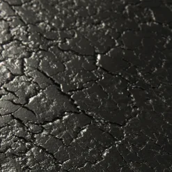 Table basse Luna en mineaux - noir - Ø 80 x h 35 cm