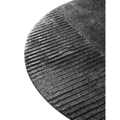 Table basse Luna en mineaux - noir - Ø 65 x h 41 cm