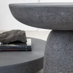 Table basse Olo - Ø 70 x h 33 cm - Anthracite