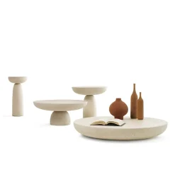 Table basse Olo - Ø 100 x h 15 cm - Anthracite