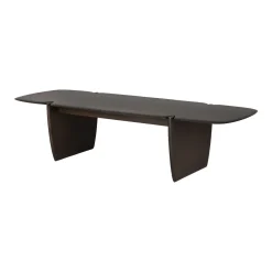 Table basse Polished Imperfect en acajou - Marron