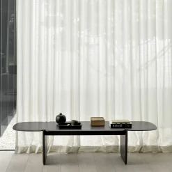 Table basse Polished Imperfect en acajou - Marron