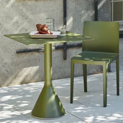 Table Cone Palissade - l 65 x p 65 x h 74 cm - Olive