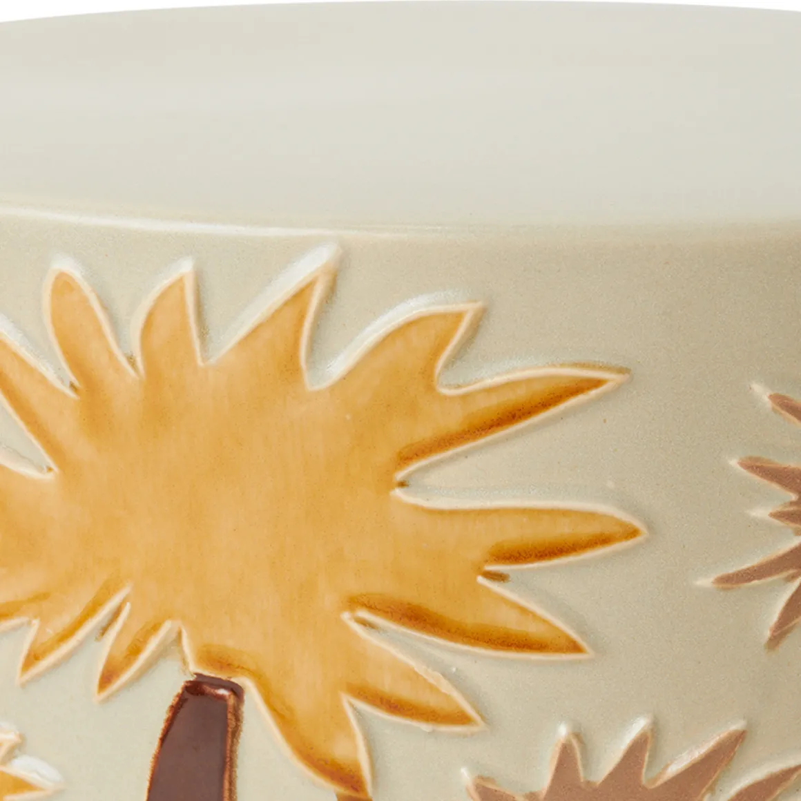 Table d'appoint Coastal en faïence - Ø 40 cm