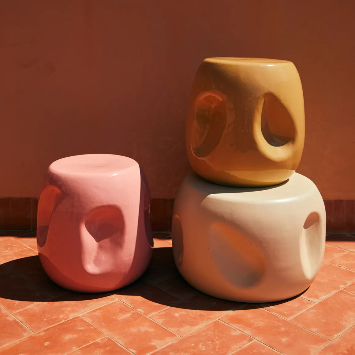 Table d'appoint Currents - Ø 50 cm - Shell