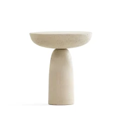 Table d'appoint Olo - Ø 50 x h 47 cm - Ivoire