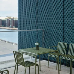 Table Palissade - l 82,5 x p 90 x h 75 cm - Olive