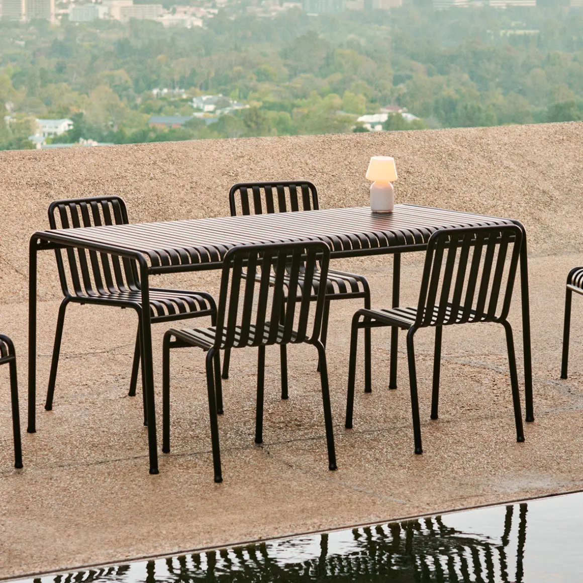 Table Palissade - l 170 x p 90 x h 75 cm - Anthracite