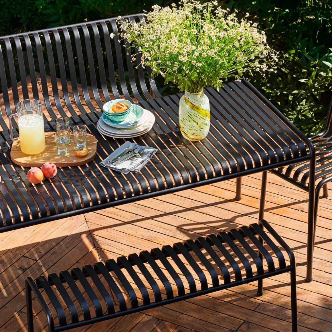 Table Palissade - l 170 x p 90 x h 75 cm - Anthracite