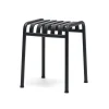 Tabouret Palissade en acier poudré - Anthracite