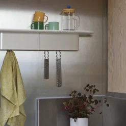 Étagère murale Korpus - l 90 x p 25 x h 14 cm - Crème