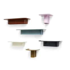 Étagère murale Korpus - l 35 x p 29 x h 21,5 cm - Crème