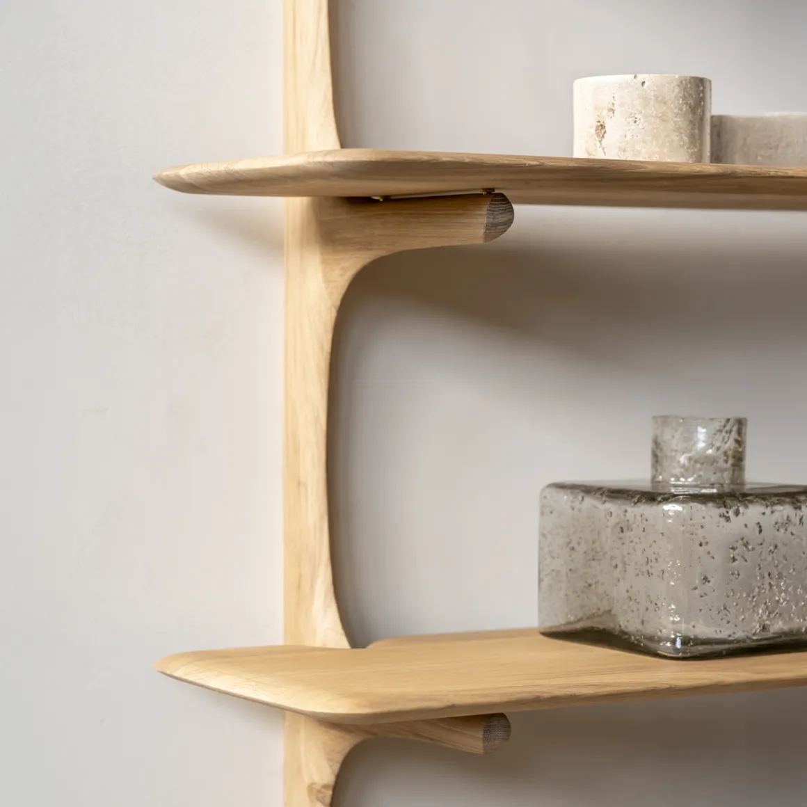 Étagère Murale PI en Chêne - 2 étagères