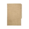 Tapis Crease en laine plissée - 160 x 250 cm - Sable clair