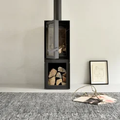 Tapis Kilim 100% pur Laine - 170 x 240 cm - Black dots