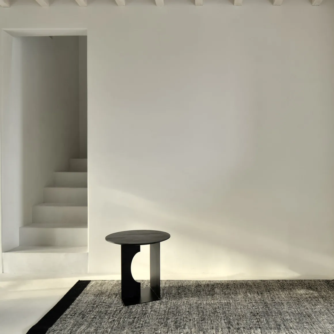 Tapis Kilim 100% pur Laine - 170 x 240 cm - Black dots