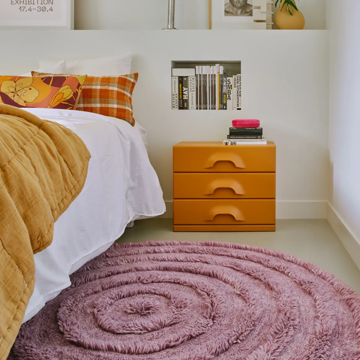 Tapis rond en laine - 150 cm