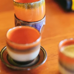 Tasse à Café en Céramique 70'S Liberica - 8 x 8 x 7 cm