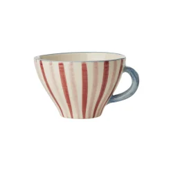 Tasse à rayures en céramique